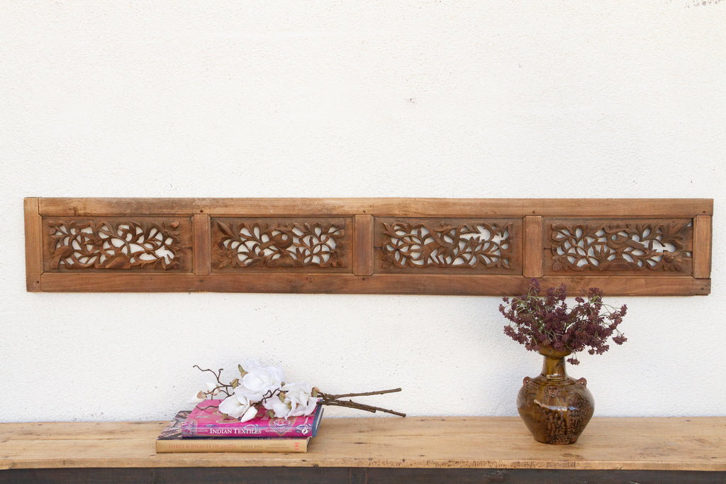 Collection of Birds, Asian Carved Wall Panels