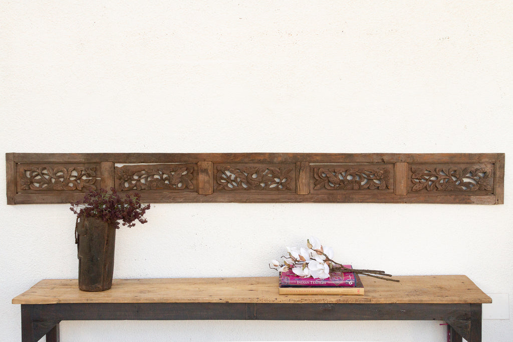 7' Long Genuine Asian Architectural Wall Panel