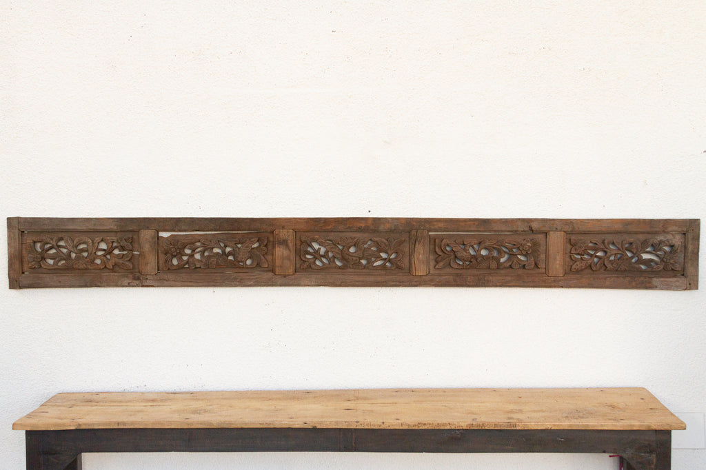 7' Long Genuine Asian Architectural Wall Panel