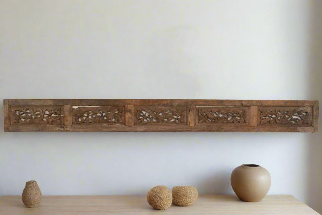 7' Long Genuine Asian Architectural Wall Panel