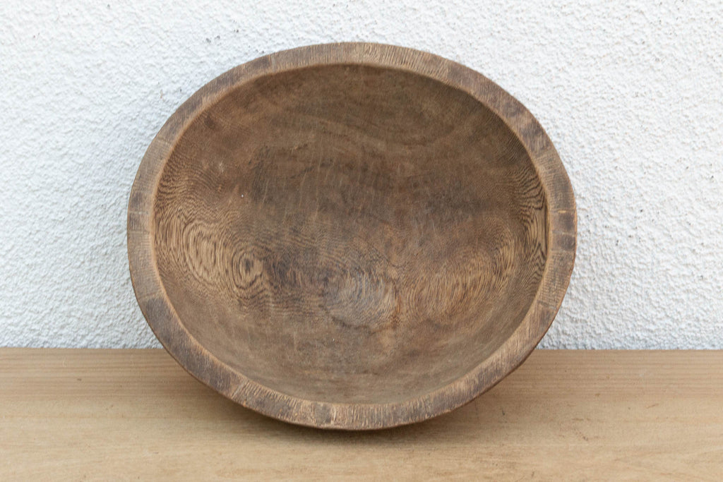 African Burr Wood Kitchen Bowl