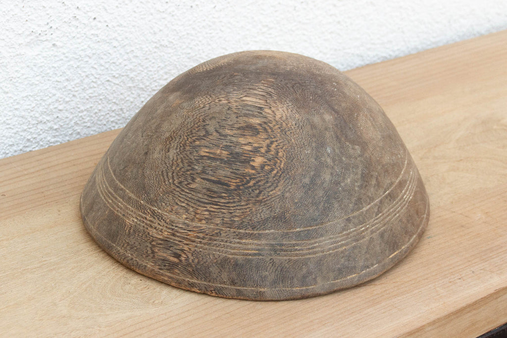 African Burr Wood Kitchen Bowl