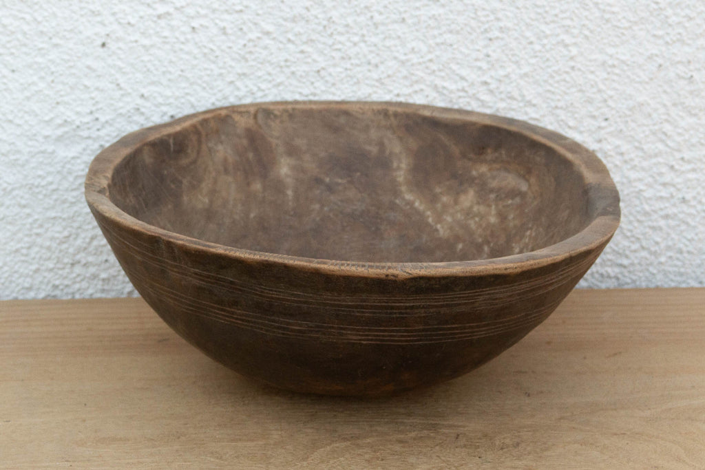 Antique African Wood Butter Pot (Trade)