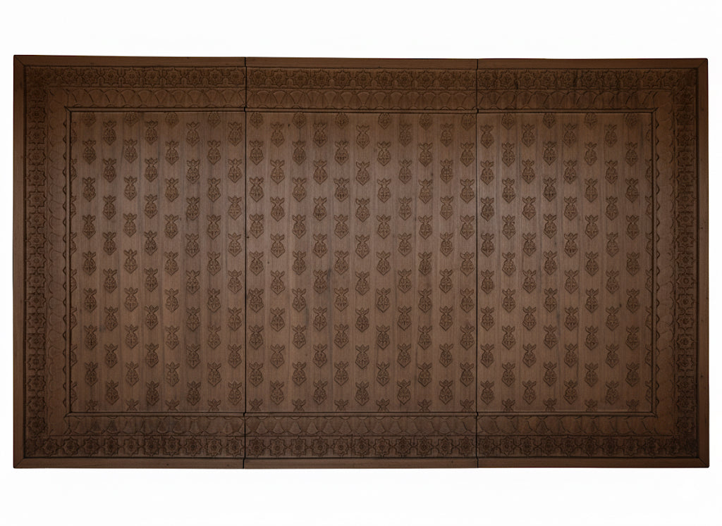 The Artisan Canvas, Custom Hand-Carved Teak Wall Paneling (SABROSO )