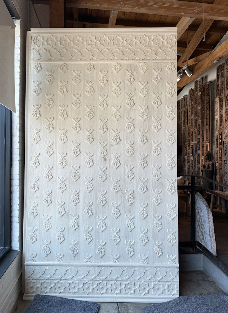 The Artisan Canvas, Custom Hand-Carved Teak Paneling – Made to order only, Not in stock