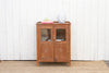 Vintage Teak Glass Kitchen Cabinet