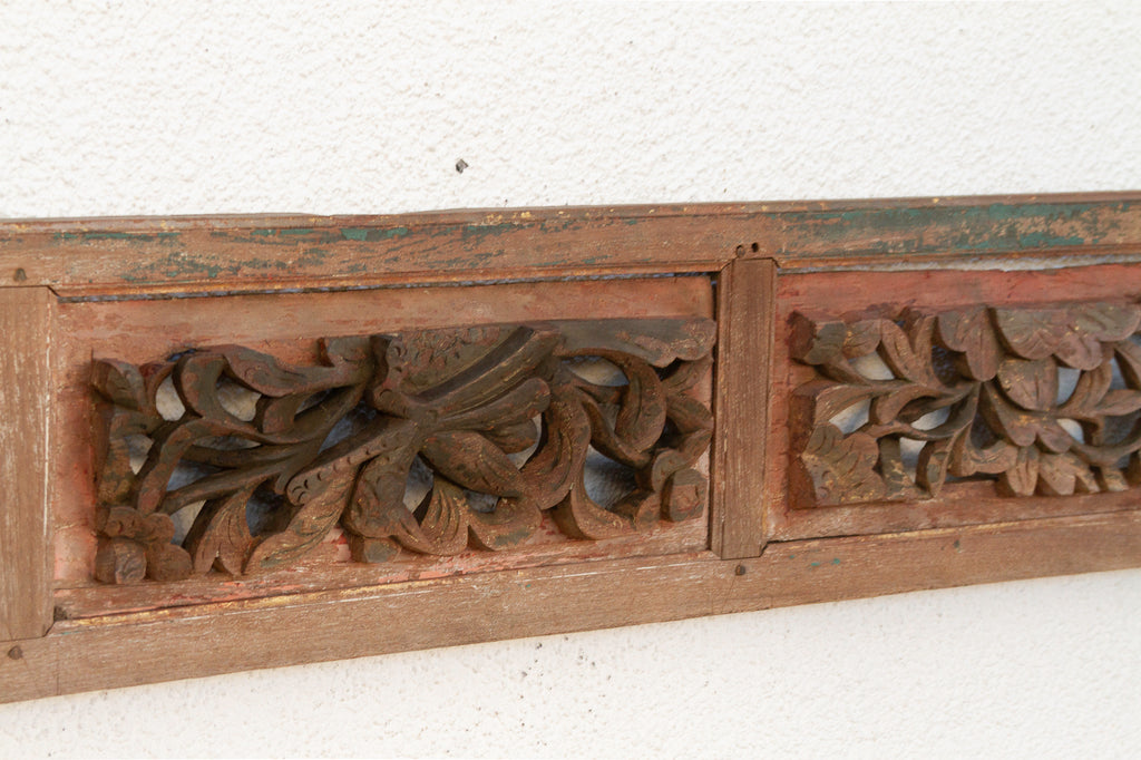 Whispers of Nature, Antique Carved Wall Panel (Trade)