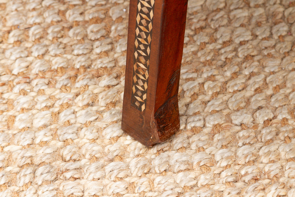 Rare Damascus Mother of Pearl Inlay Bench