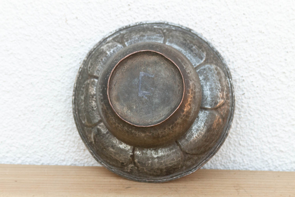 Antique Flared Lotus Copper Vessel