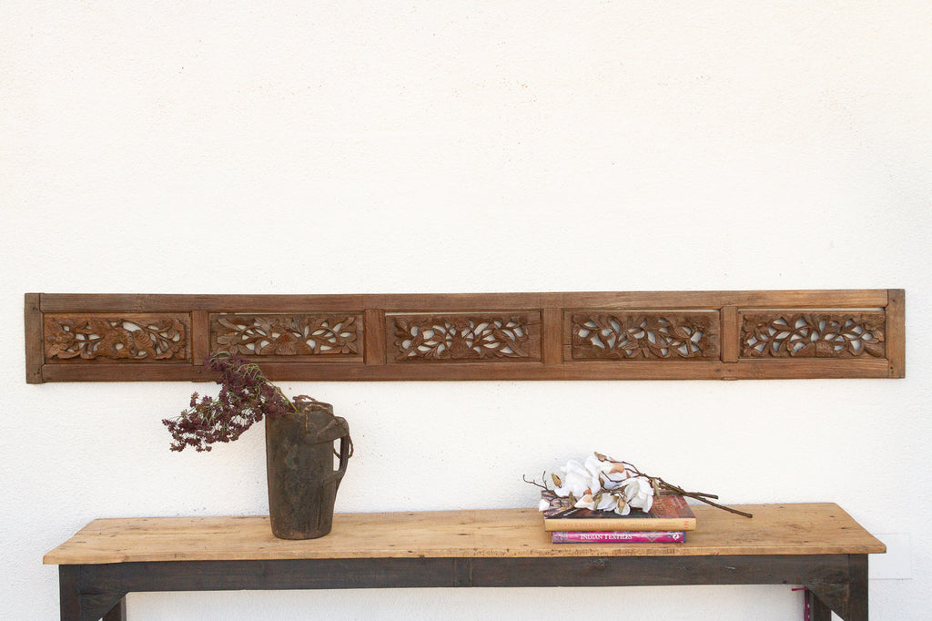 Radiant Rustic Botanical Salvaged Wall Panel