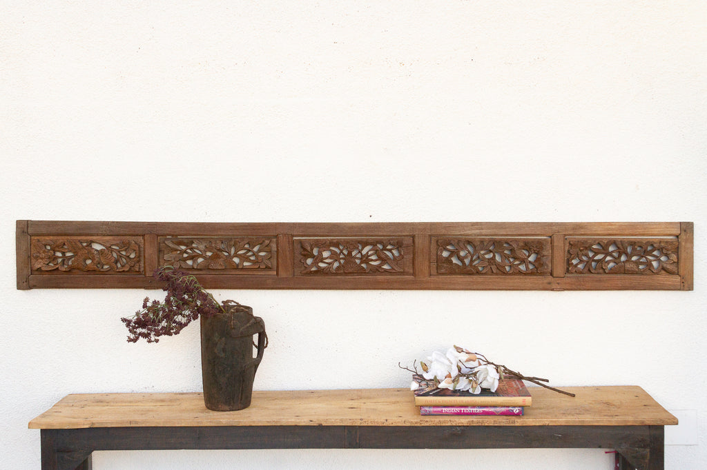 Radiant Rustic Botanical Salvaged Wall Panel