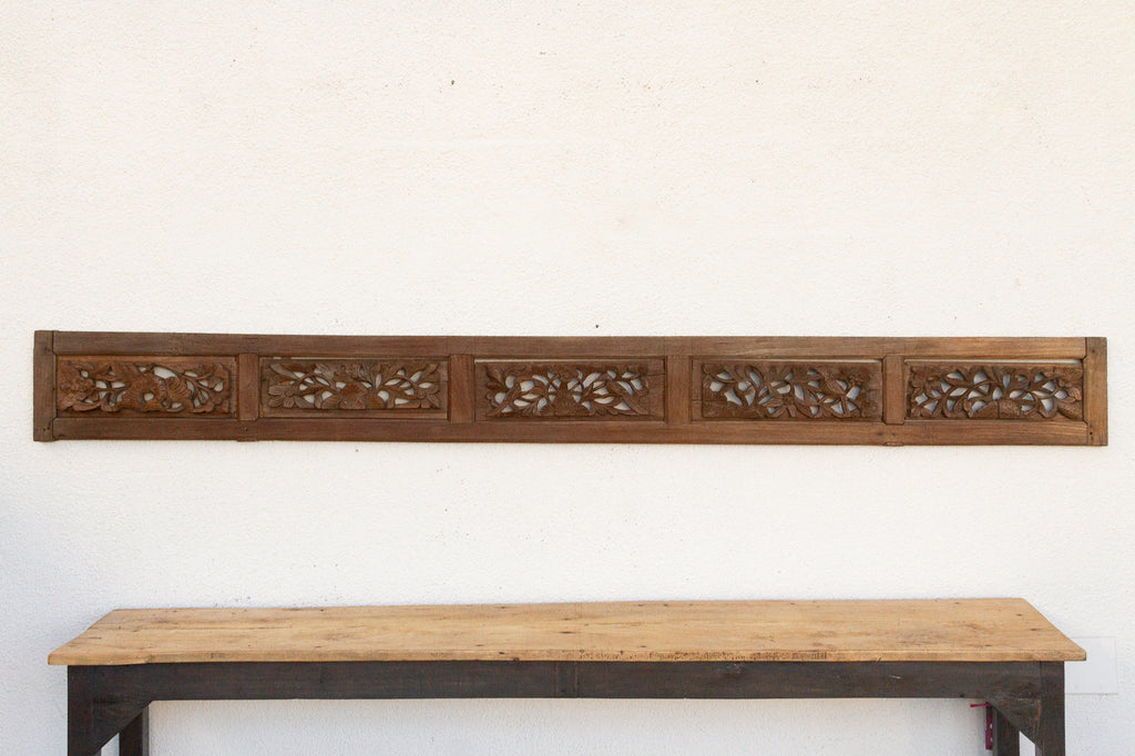 Radiant Rustic Botanical Salvaged Wall Panel