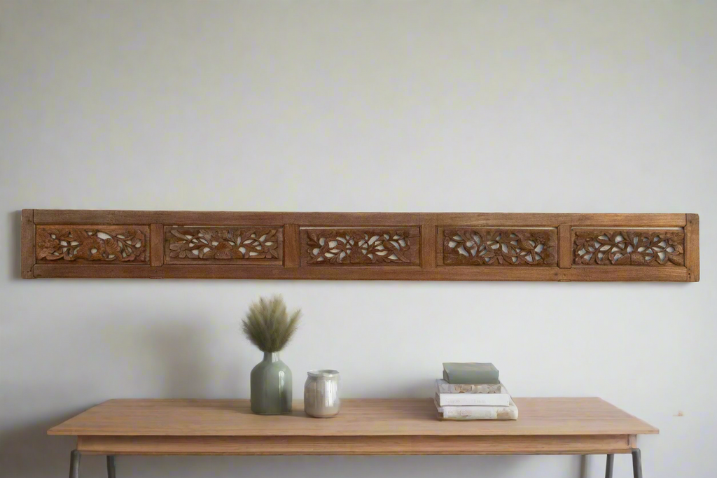 Radiant Rustic Botanical Salvaged Wall Panel