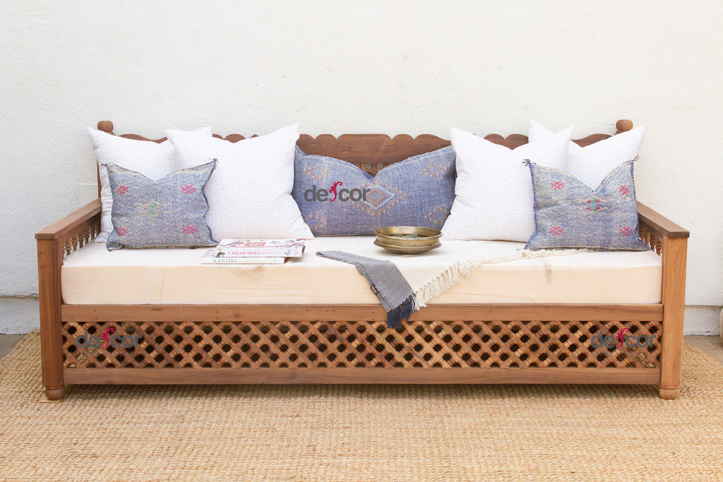 Grand Marrakesh Hand-carved Mousharabi Daybed