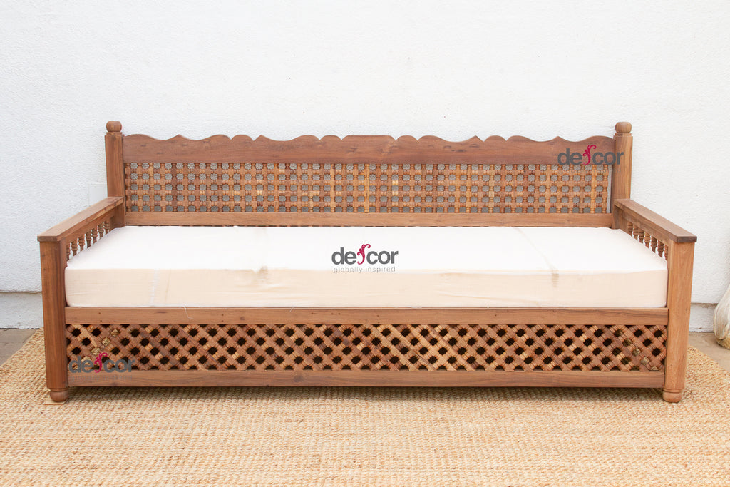 Grand Marrakesh Hand-carved Mousharabi Daybed