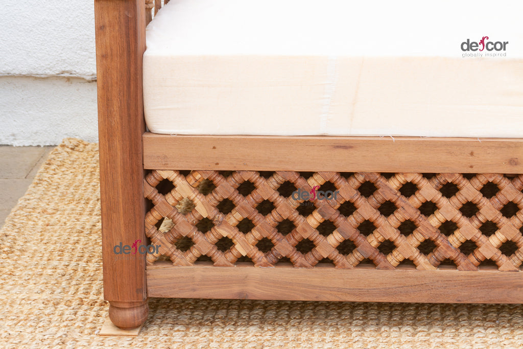 Grand Marrakesh Hand-carved Mousharabi Daybed