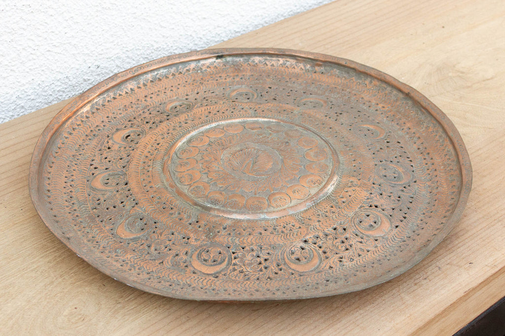 Mughal Crescent, Moon Serving Tray Platter