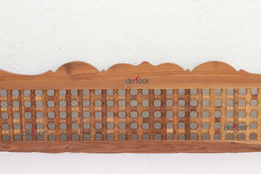 6' Long Mousharabi Reclaimed Teak Lounge Sofa