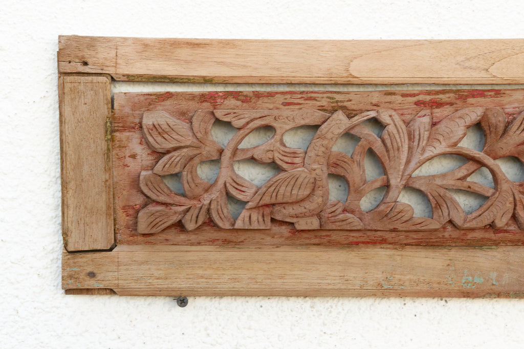 Intricate Two-Panel Wall Carving