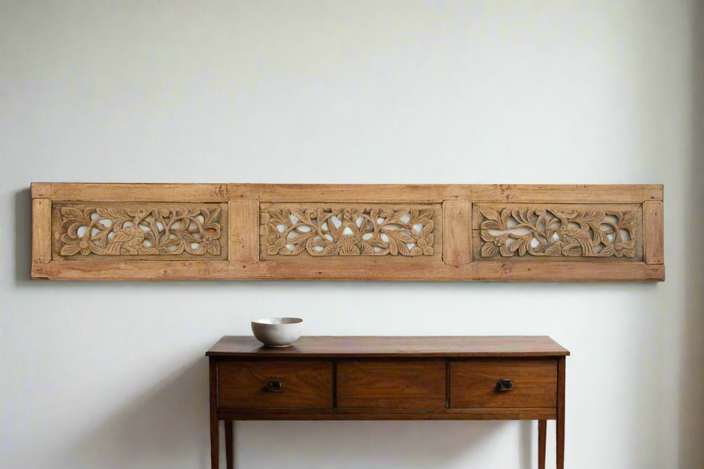 Sun-Bleached Botanical Wall Panel