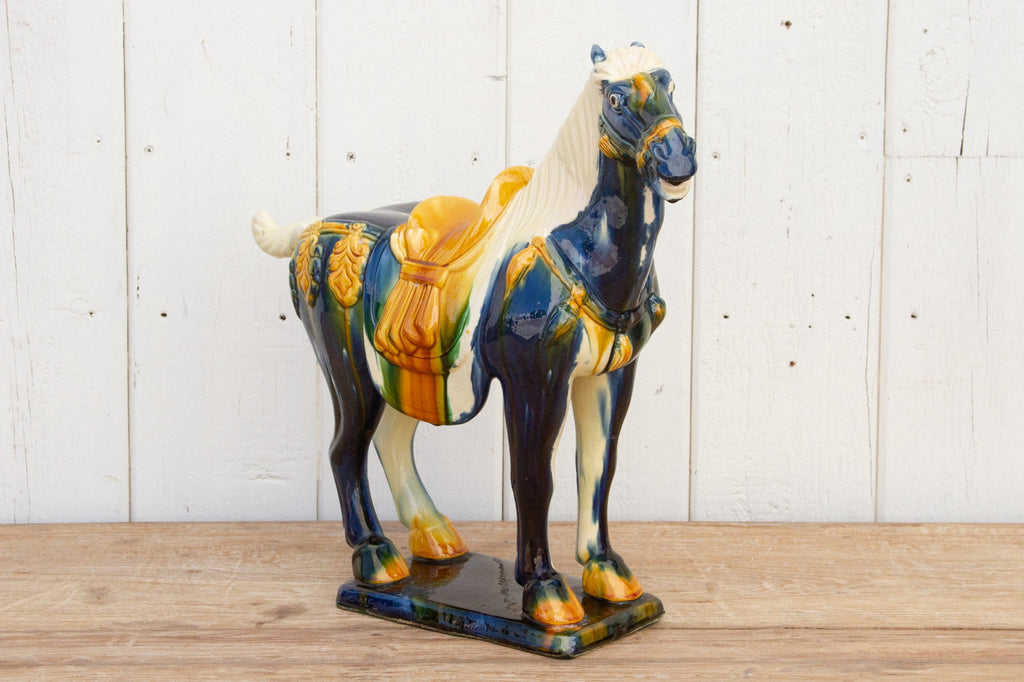 Vintage Chinese Tang Dynasty Style Horse Figurine