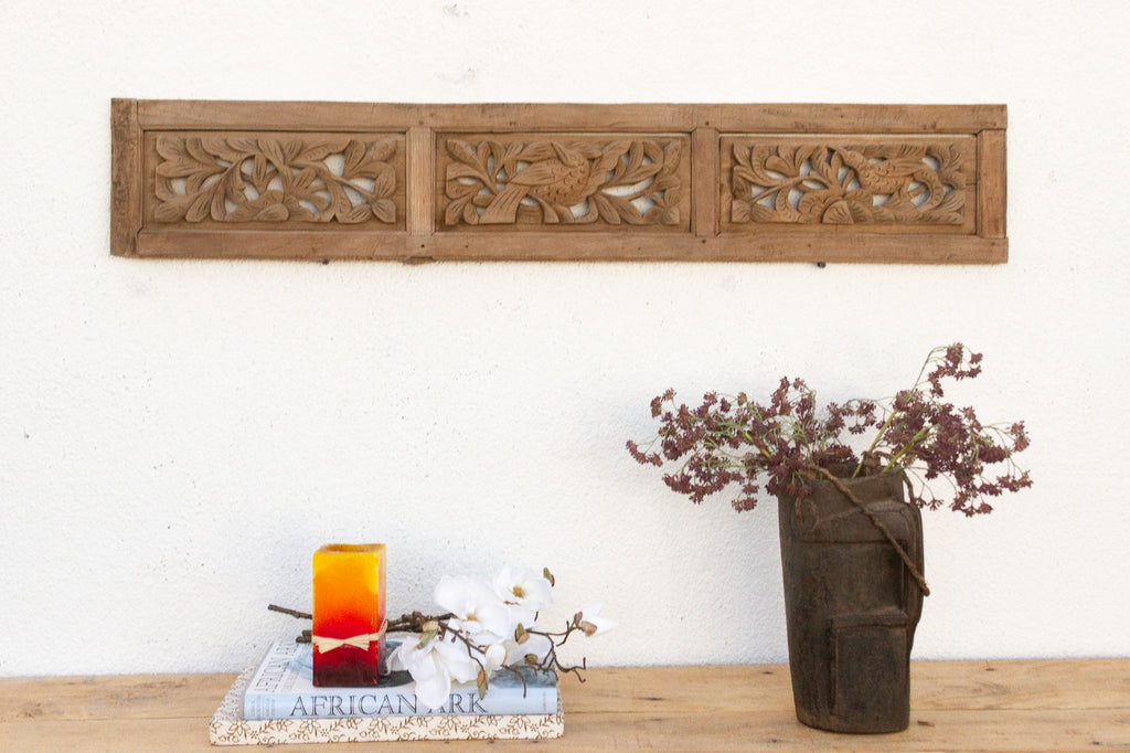 Flight of Birds Antique Carving