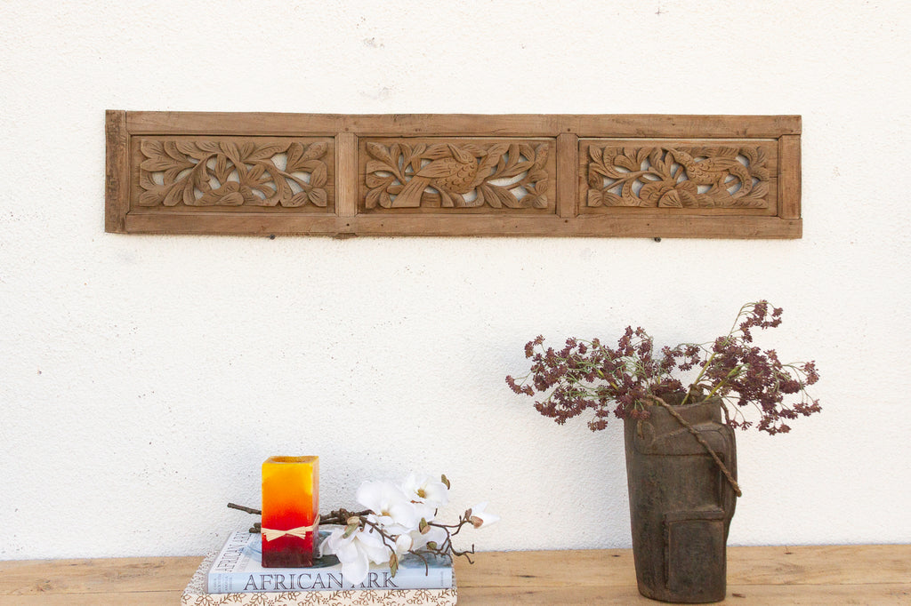 Flight of Birds Antique Carving