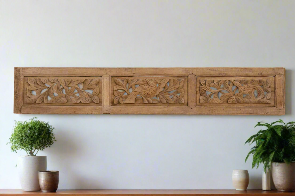 Flight of Birds Antique Carving