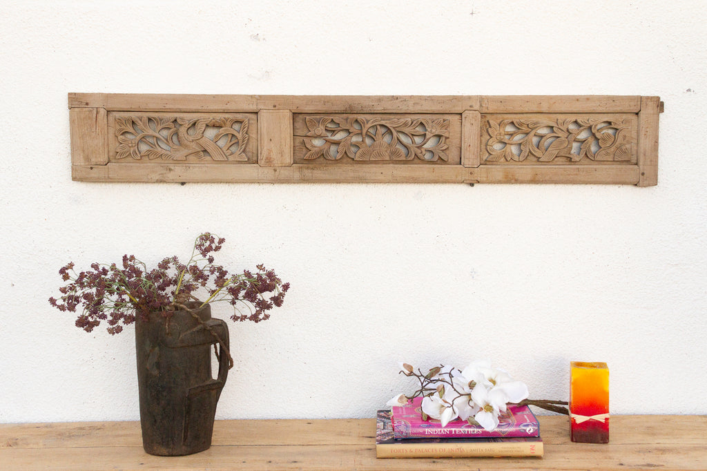 Ancient Garden Trio Architectural Panel