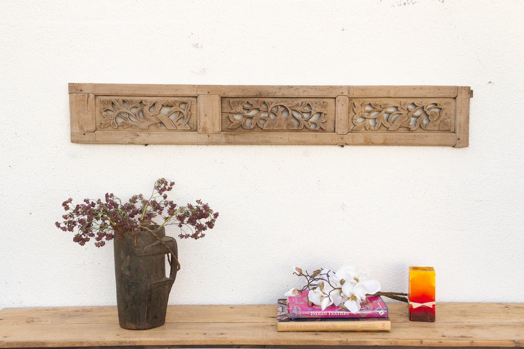 Ancient Garden Trio Architectural Panel