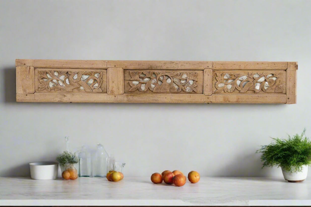 Ancient Garden Trio Architectural Panel