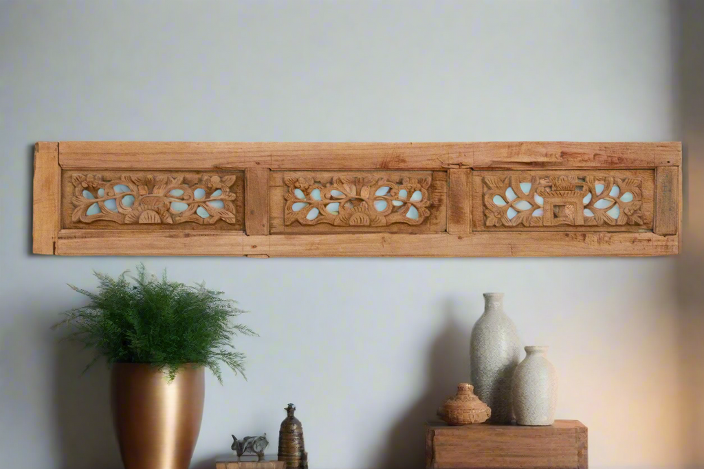 Antique Sun Bleached Carved Fragment