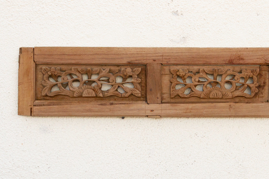 Antique Sun Bleached Carved Fragment