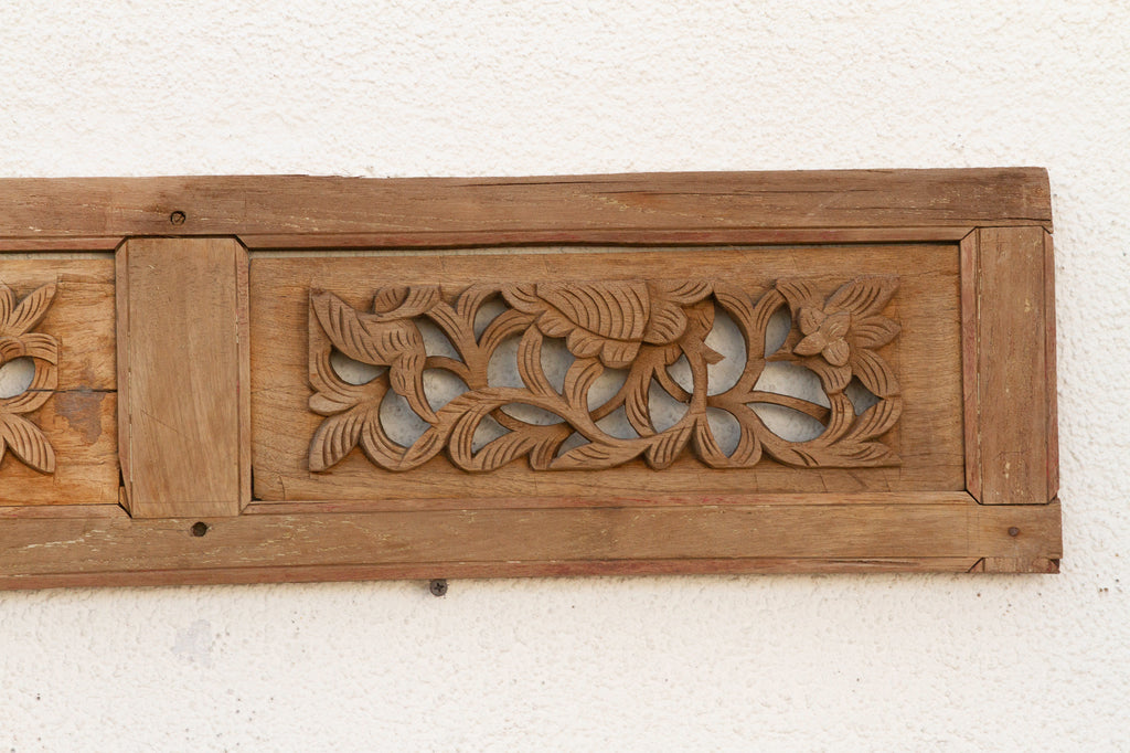 Birds & Flowers Asian Wall Panel