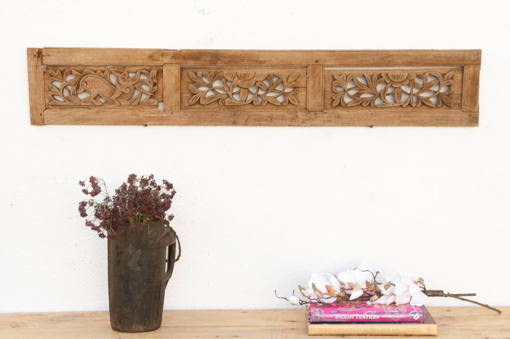 Celestial Bloom Carved Wall Art