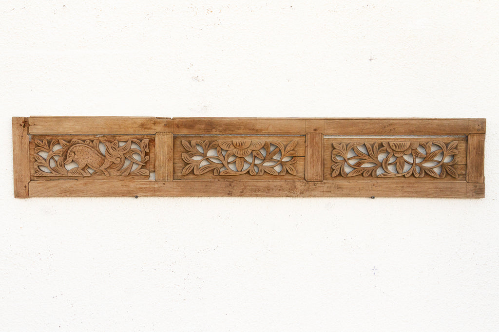 Celestial Bloom Carved Wall Art