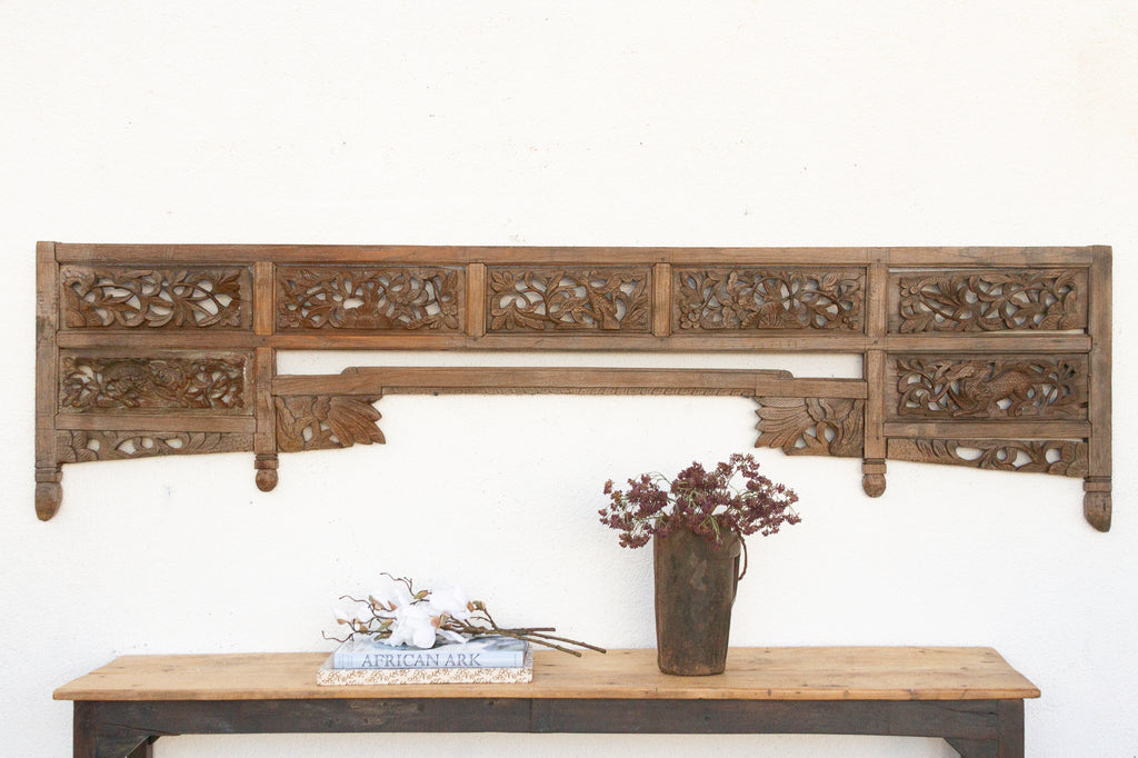 The Grand Portal, Antique Asian Architectural Panel