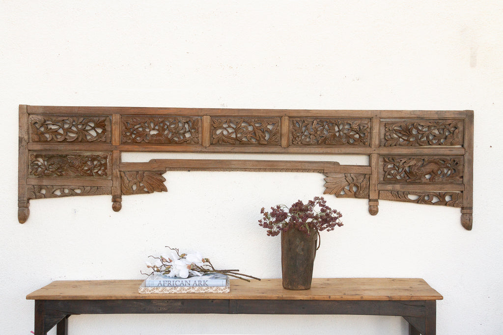 The Grand Portal, Antique Asian Architectural Panel