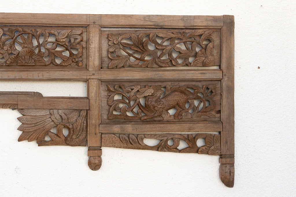 The Grand Portal, Antique Asian Architectural Panel