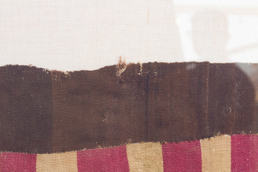 Nazca Block Stripe Pre-Columbian Framed Art