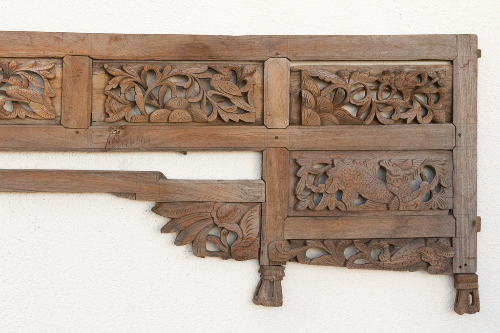 Antique Openwork Carving from a Royal Asian Canopy