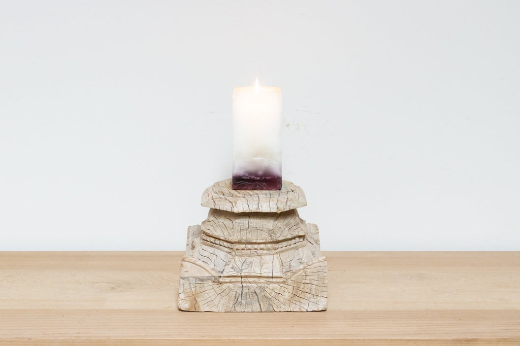 Kai Indo-French Wood Candle Holder