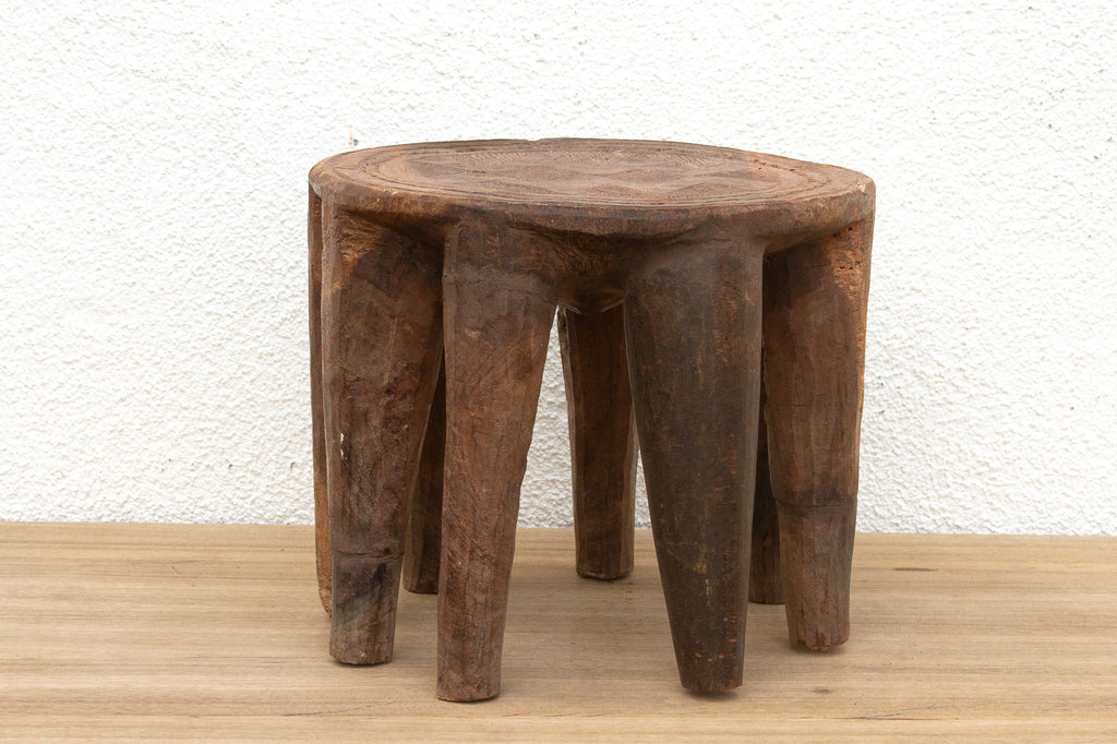 Vintage Oval Shape Small Nupe Stool