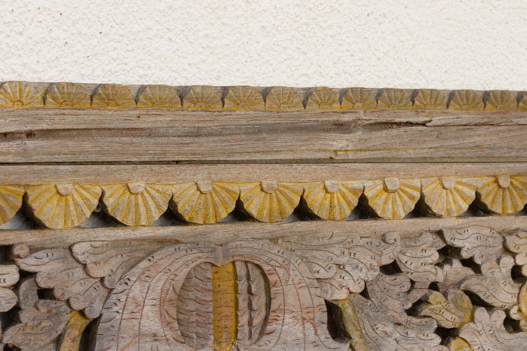 Eternal Bloom Gateway, Antique Architectural Panel