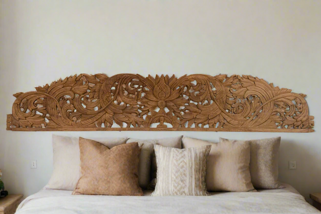 Palace Pediment Antique High Relief Carving