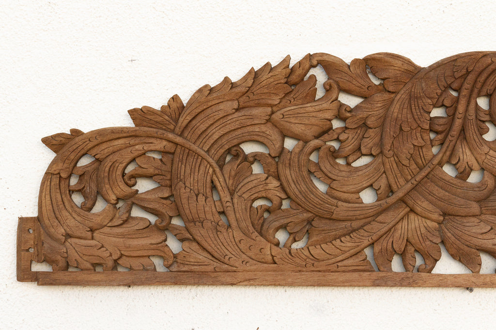 Palace Pediment Antique High Relief Carving