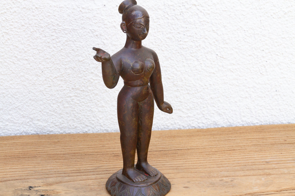 Antique Inidan Bastar Mother Goddess Sculpture (Trade)