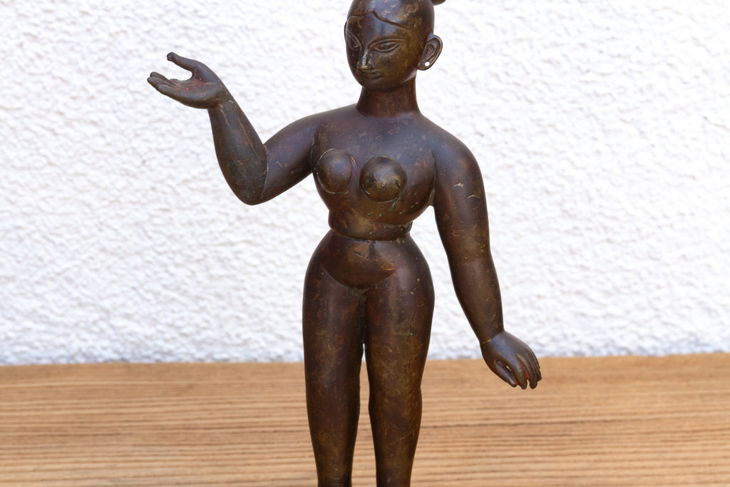 Antique Inidan Bastar Mother Goddess Sculpture (Trade)