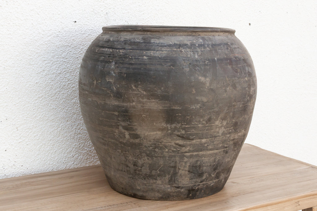 Ash Harvest Earthenware Pot