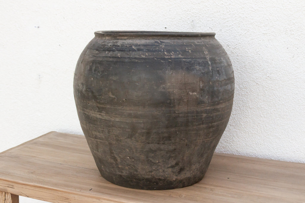 Ash Harvest Earthenware Pot